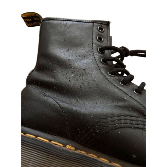 Dr Martens Women's 1460 Vonda Mono Boot Size 36 (5US) Black Embroidered Flowers - Picture 9 of 11